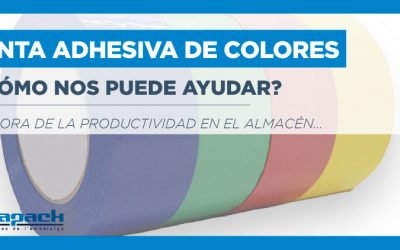 Una cinta adhesiva de color puede ahorrarte tiempo y aumentar tu productividad, ¿Quieres saber cómo?