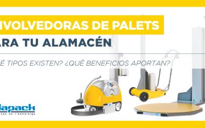 Tres envolvedoras de palets que deberías conocer si tu empresa dispone de un almacén