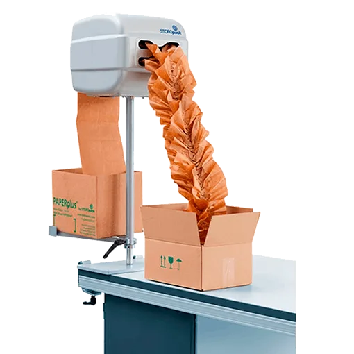 relleno de papel kraft para cajas