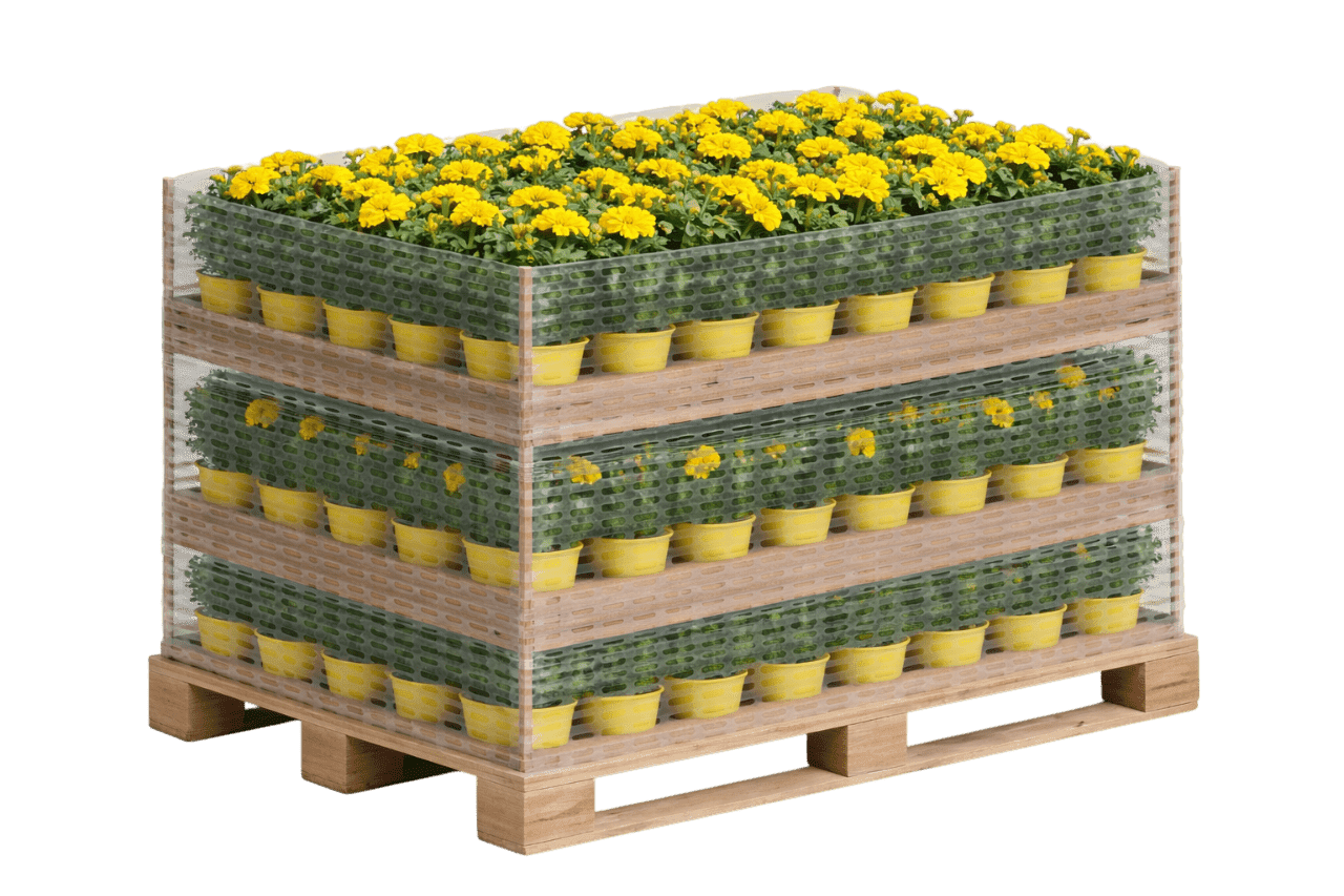 Film macroperforado para flores y plantas