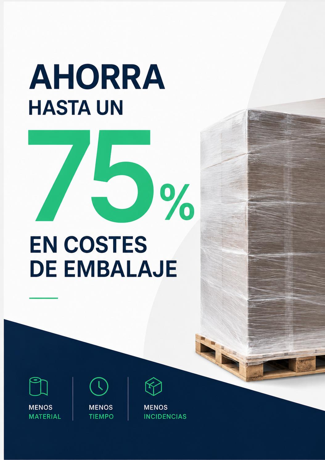 reduce el coste de embalaje